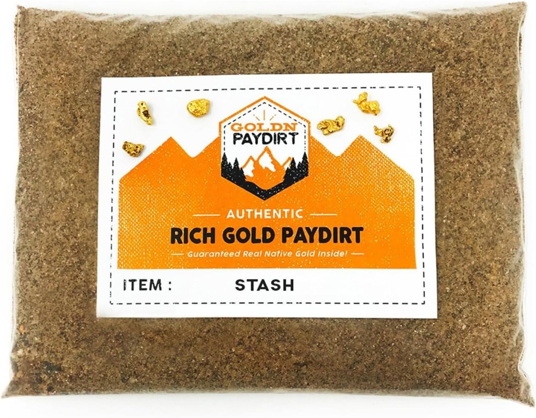 Goldn Gold Paydirt Stash Panning Pay Dirt Bag – Gold Prospecting Concentrate
