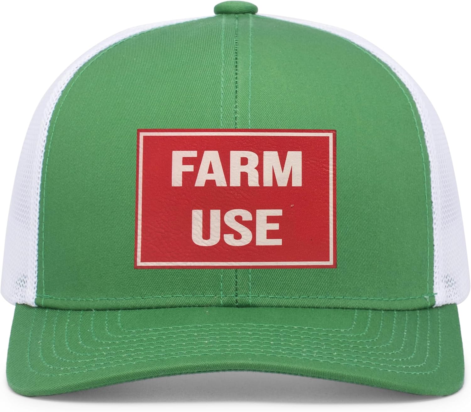 Heritage Pride Farm Use Snapback Trucker Hat with Front & Back Patches – Mesh Design