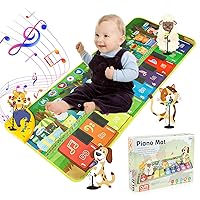 Carehabi Tappeto Gioco Bambini 1 Anno Regalo Bambina 1 Anno Giochi Bambini con 19