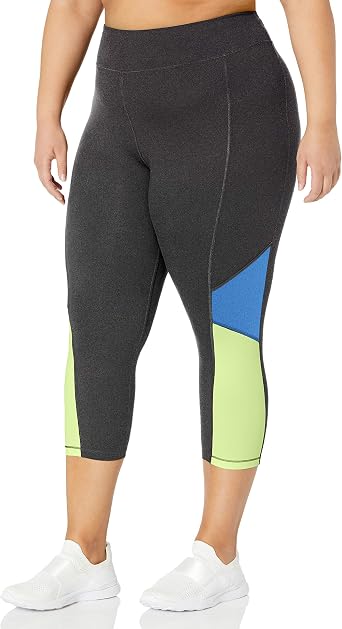 Size Active Pieced Stretch Capri 
