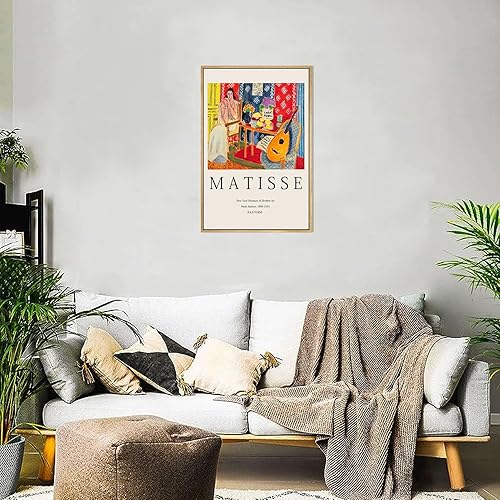 Miniatura 2 de Zzudis Lienzo impreso para pared, arte de pared Henri Matisse-Lute Fauvismo, abstracto, minimalista, moderno, pintura decorativa para sala de estar,