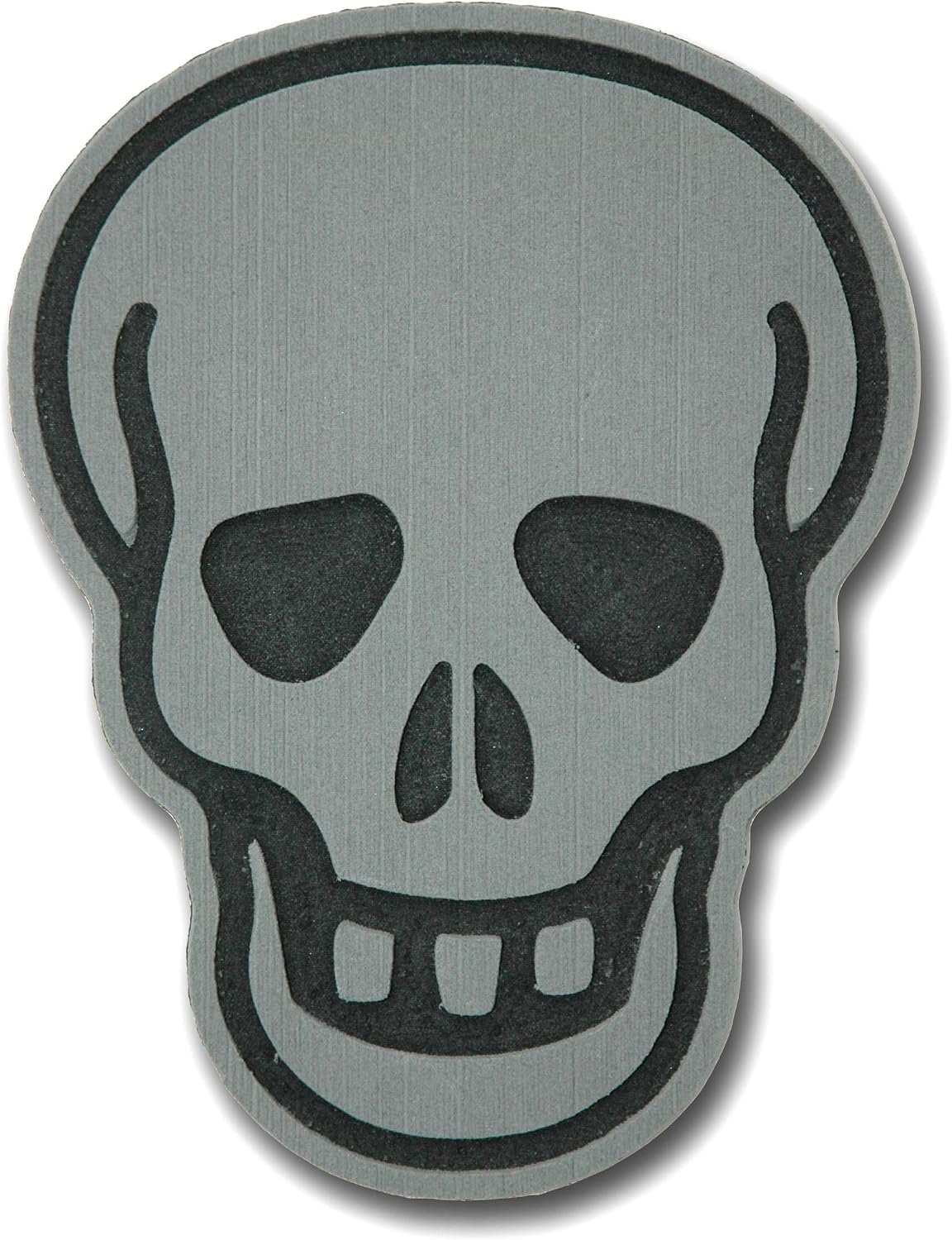 Snowboard Stomp Pad - Large Skull - Gray