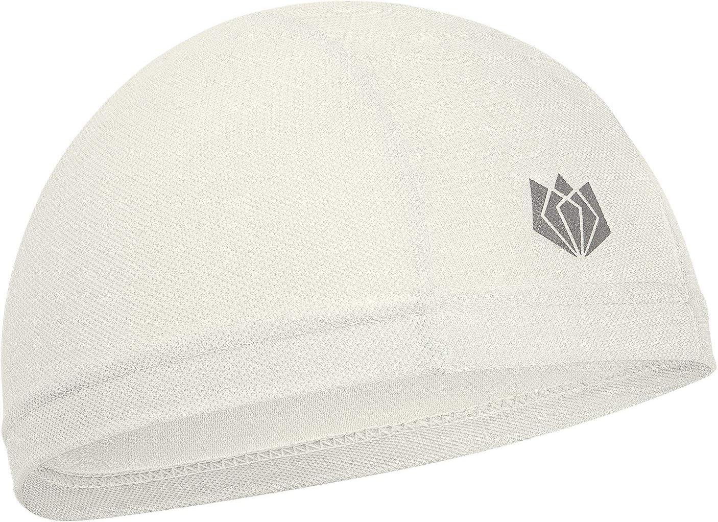 FitsT4 Active Sweat Wicking Bike Helmet Liner Cycling Skull Cap with UPF 50+ Sun Protection & Mesh Cooling for Women & Men