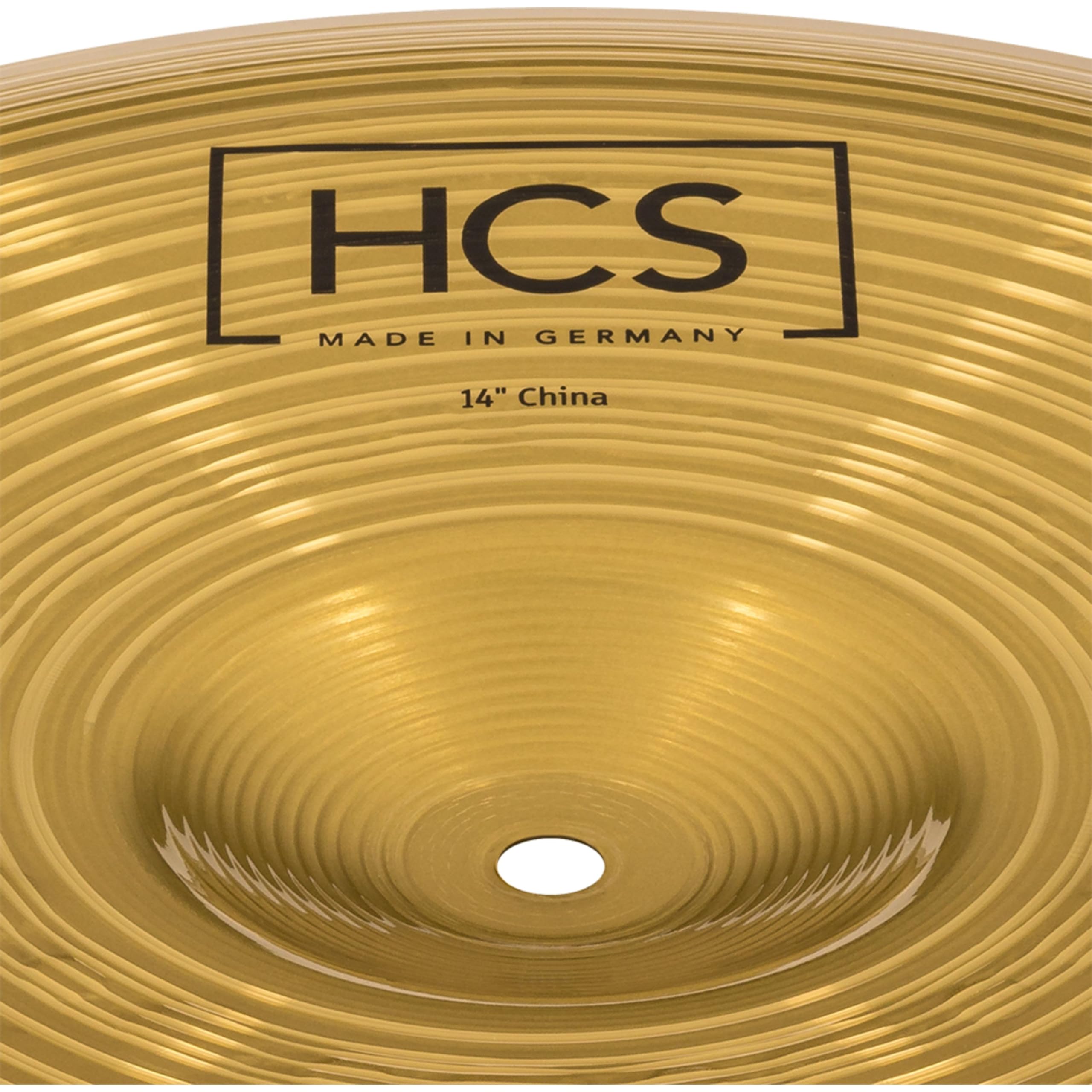 Meinl Cymbals HCS piatto China 14 pollici (35,56cm) per Batteria – Finitura Tradizionale Ottone, Made In Germany (HCS14CH)