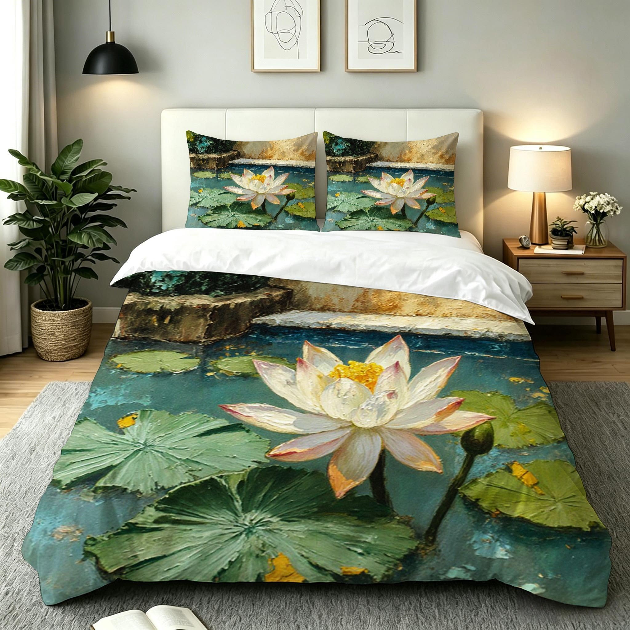 Ensemble de sets de literie chic 160x200 cm en microfibre douce