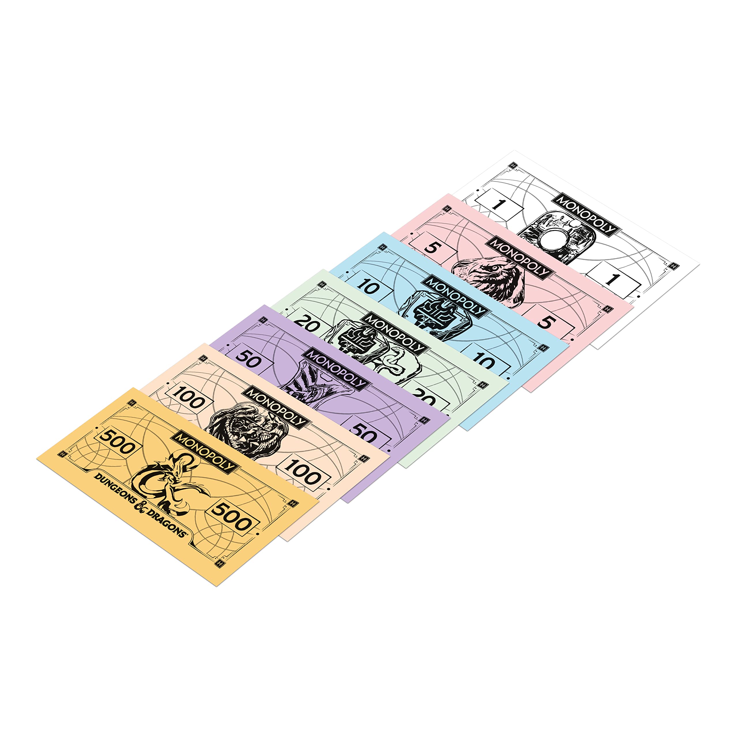 Winning Moves Monopoly Dungeons & Dragons - Juego de Mesa para Adultos y Niños de 2 a 6 Personas, Edades 12+
