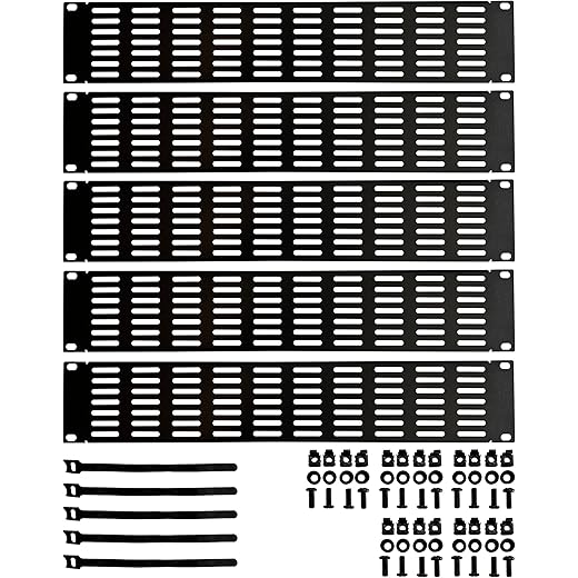 Ferstnor 2U Blank Panel Vented 19 inch