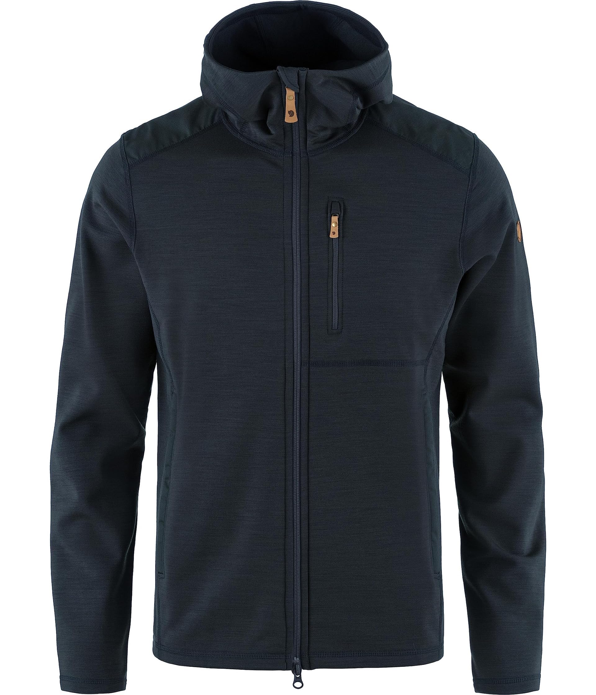 Fjällräven Keb Fleece Men's Hooded Jacket - Insulated Fleece, Breathable Warmth, Durable Construction - Hiking, Trekking