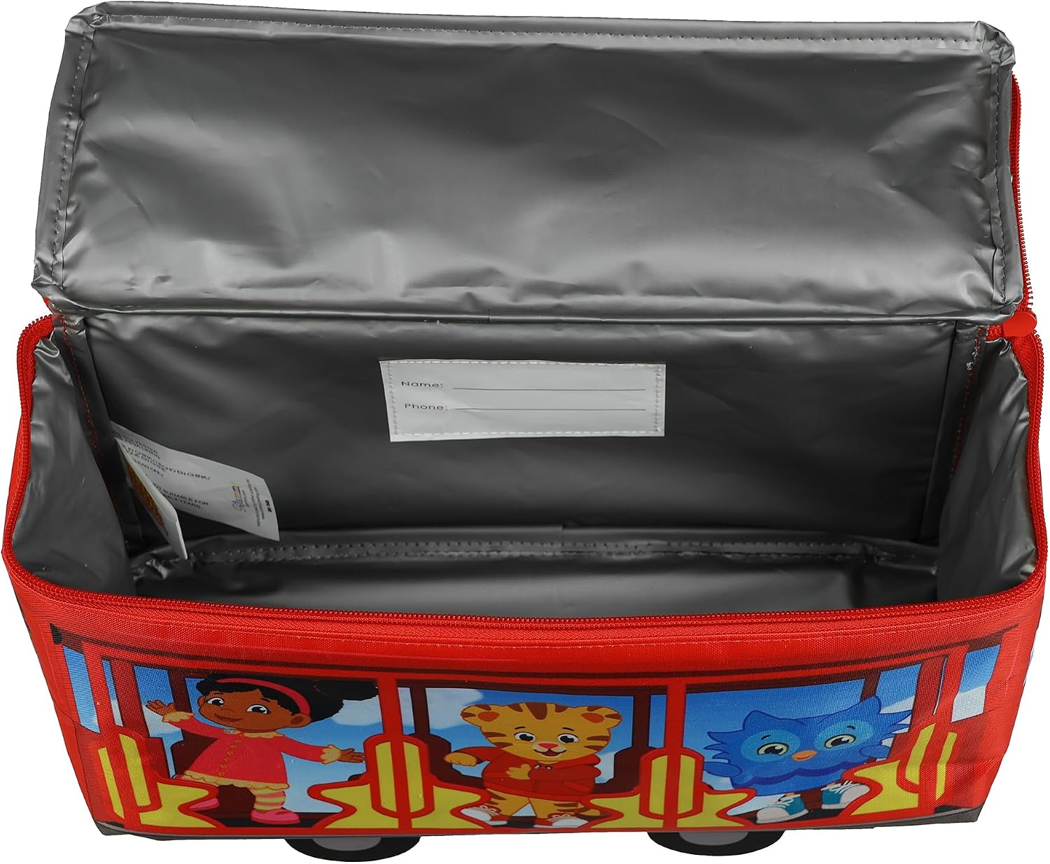 INTIMO Daniel Tiger's Neighborhood Insulated Lunch Bag Trolley 13" Soft Lunchbox Tote