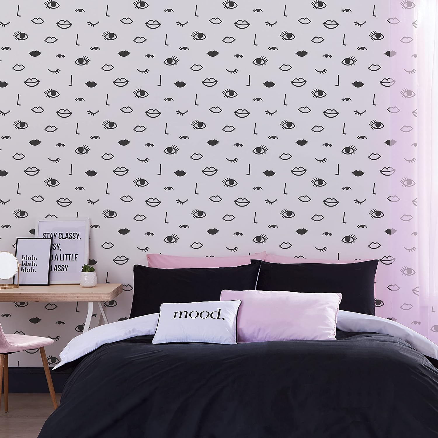 Eye Woke Up Like This Wallpaper White