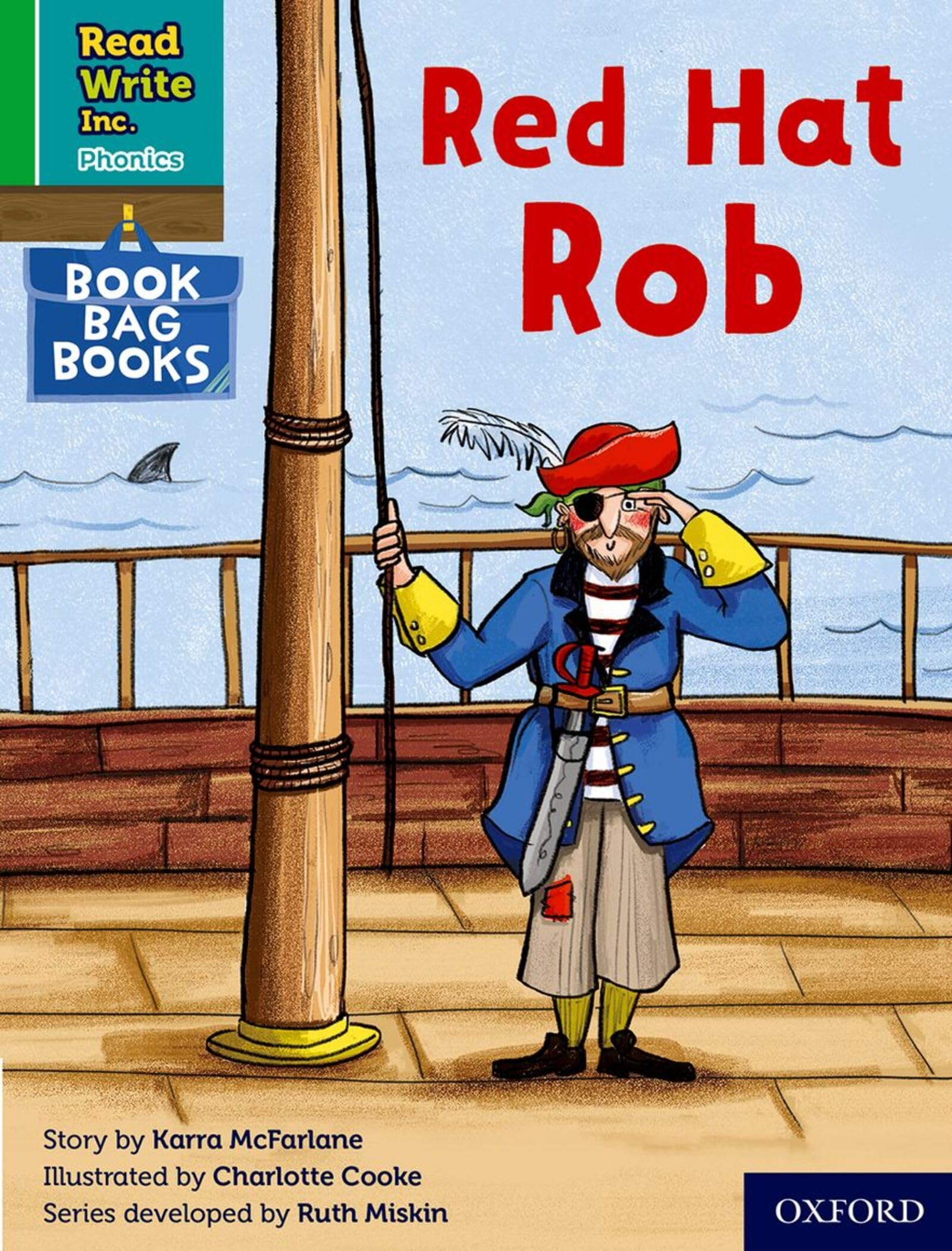 語学・辞書・学習参考書 Magic Hat English Course Reading Read Write Inc. Phonics: Red Hat Rob (Green Set 1 Book Bag Book 5