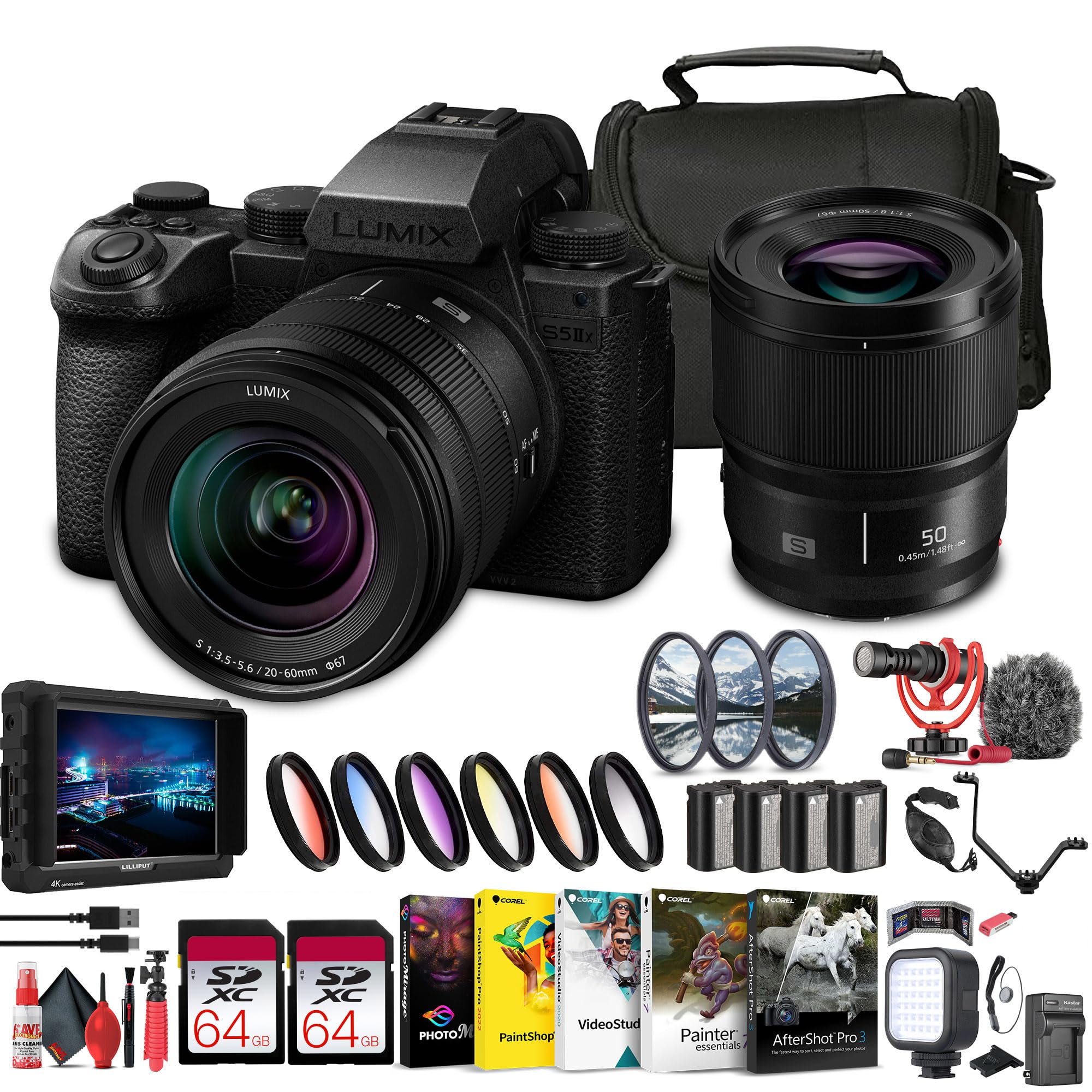 Amazon.com : Panasonic Lumix S5 IIX Mirrorless Camera with 20-60mm