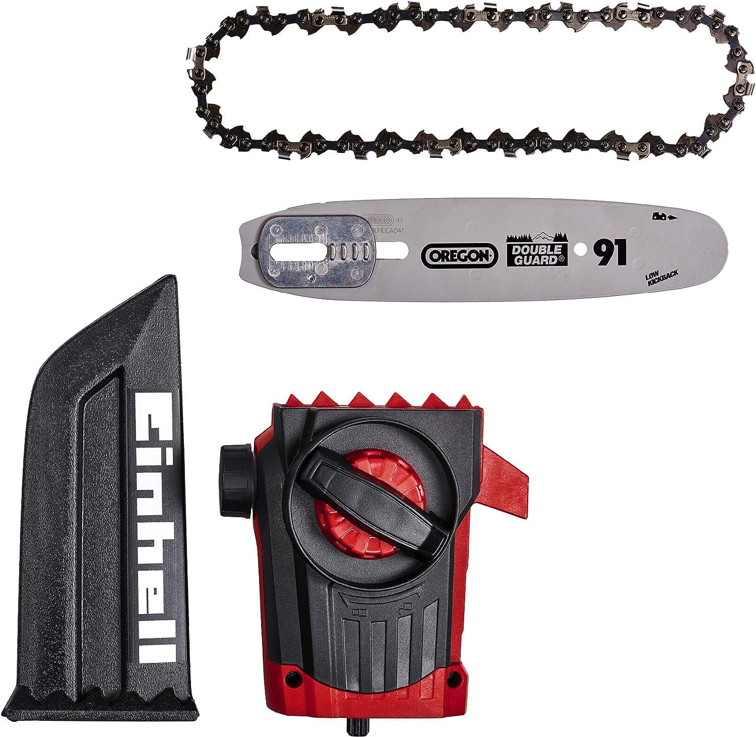 Original Einhell Hochentaster-Aufsatz (Hoch-Heckenscheren-Zubehör, passend für Akku-Teleskop-Heckenschere GE-HH 18/45 Li T, 17 cm Schnittlänge, autom. Kettenschmierung)