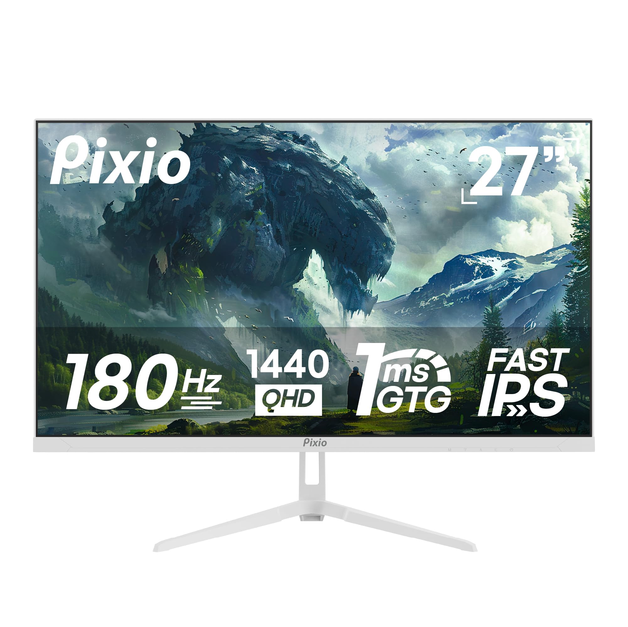 Amazon.com: Pixio PX278 Wave White 27 inch 180Hz Refresh