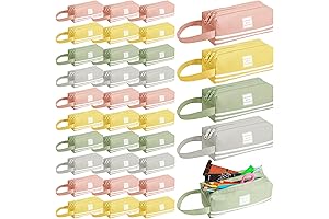 Teling 32-Pack High-Capacity Pencil Pouch with Ergonomic Handle