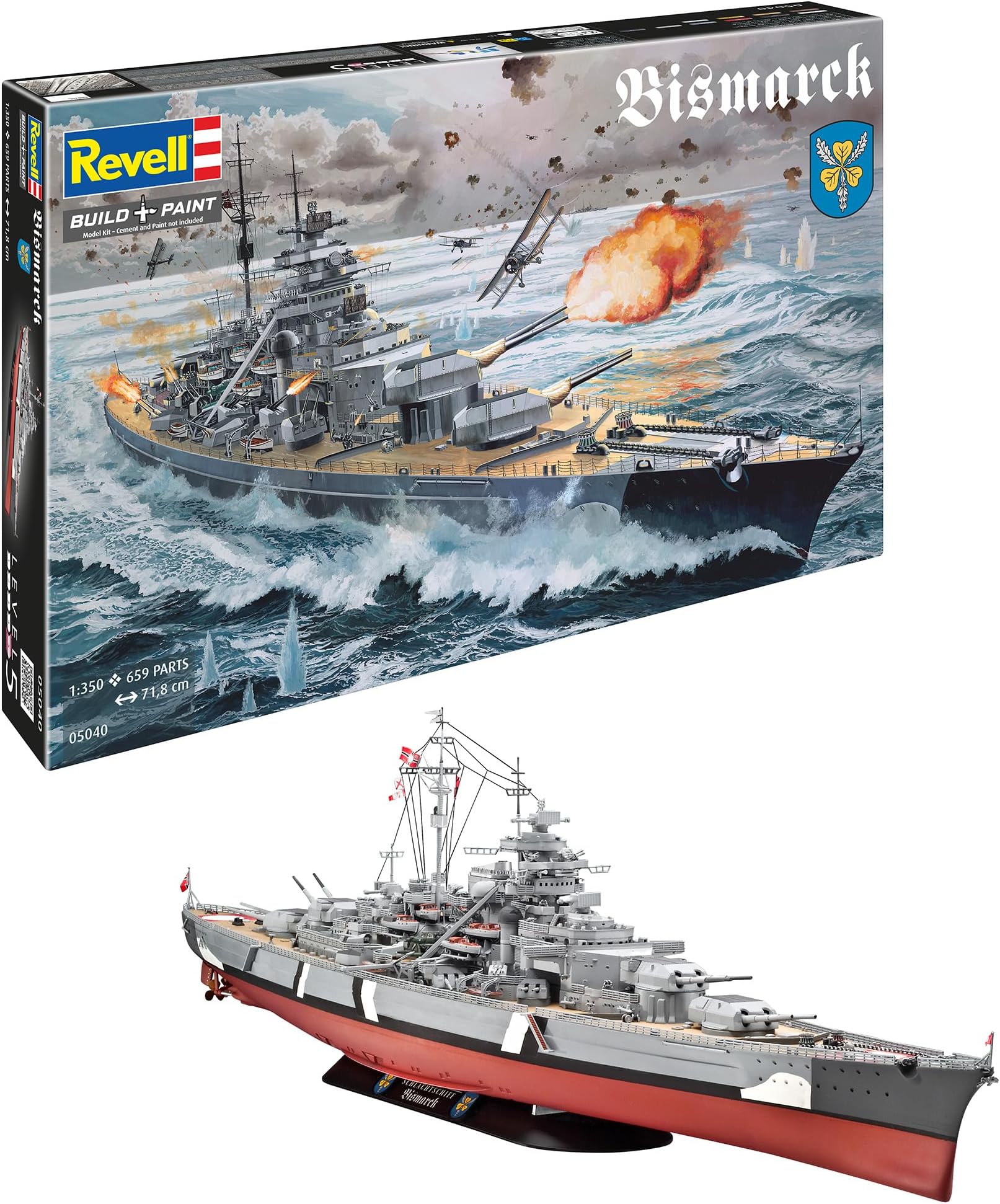 Germany 05040 Battleship Bismarck Model Kit