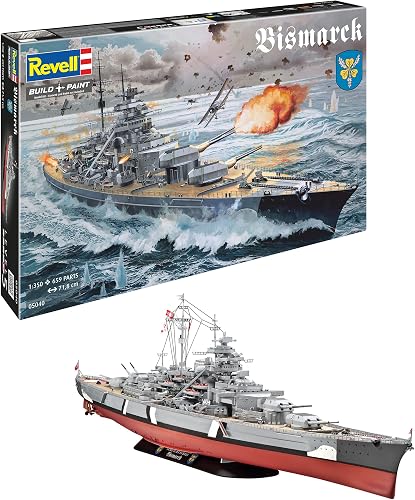 Revell 05040 Bismarck 1:350 Scale Unbuilt/Unpainted Plastic Model Kit