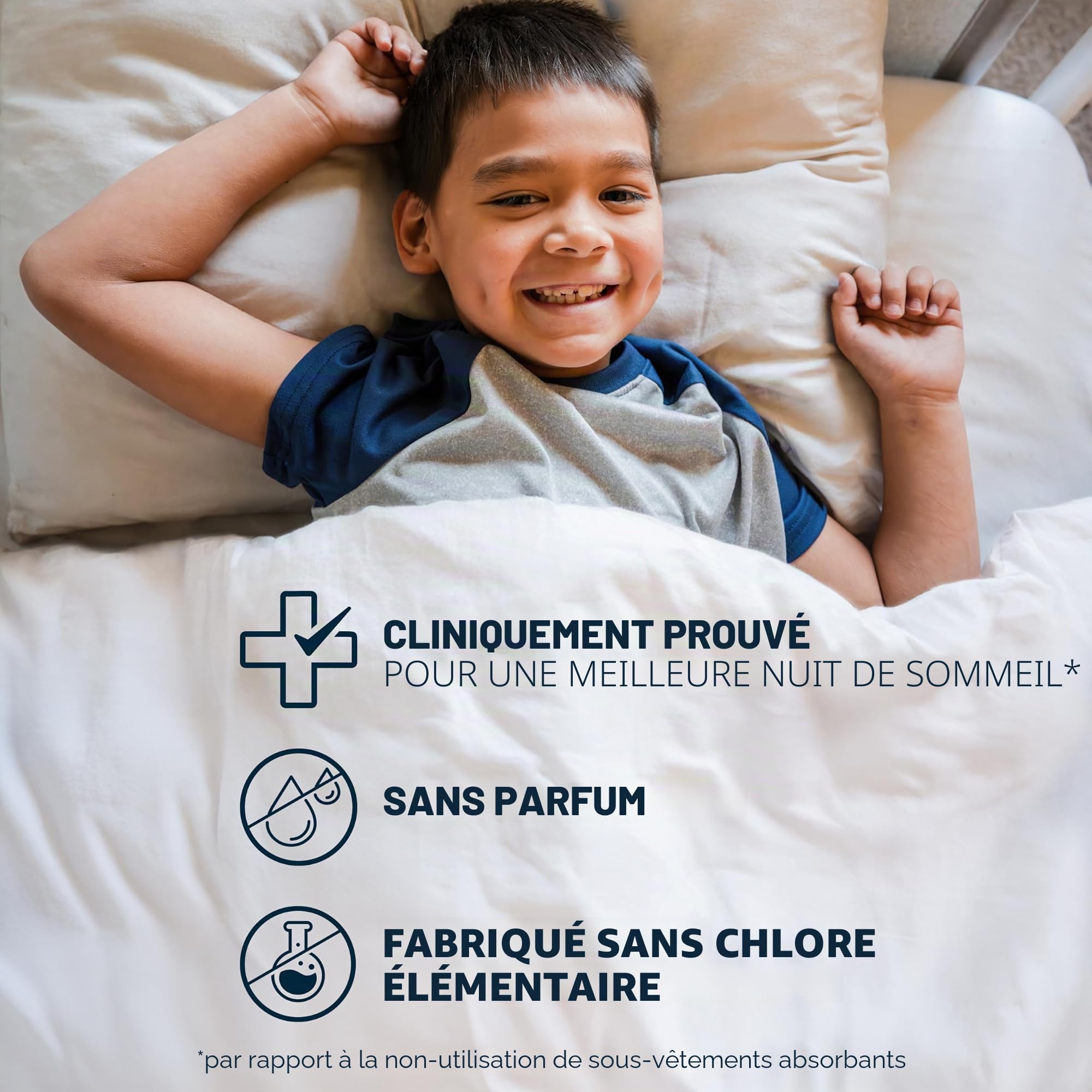 GoodNites Sous-vêtements de nuit pour garçons, taille XXL (54-75 kg), 24 pièces (2 paquets de 12), l'emballage peut varier