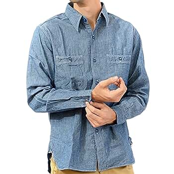 Buzz Rickson's グレー 長袖シャツ 16-16½ BEAMS BOY ブラウス シャツ BUZZ RICKSON'S / 別注 シャンブレー