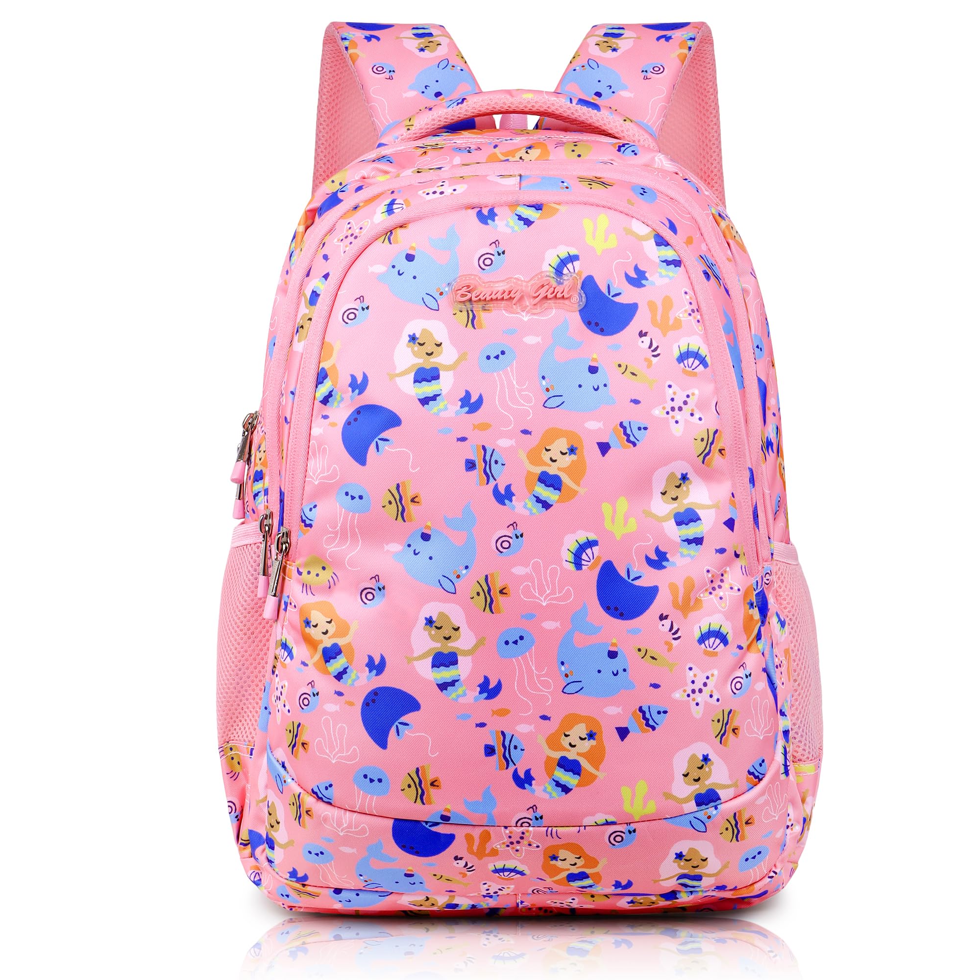 BEAUTY GIRLS BY HOTSHOT |SCHOOL BAG|TUTION BAG|COLLEGE BACKPACK|FOR GIRLS & WOMEN|18 INCH|32 L WATER RESISTANT |SCHOOL BAG FOR GIRLS