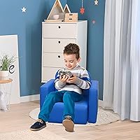 Vista 2 de Qaba - Juego de mesa y sillas infantiles de PVC multifuncionales 2 en 1