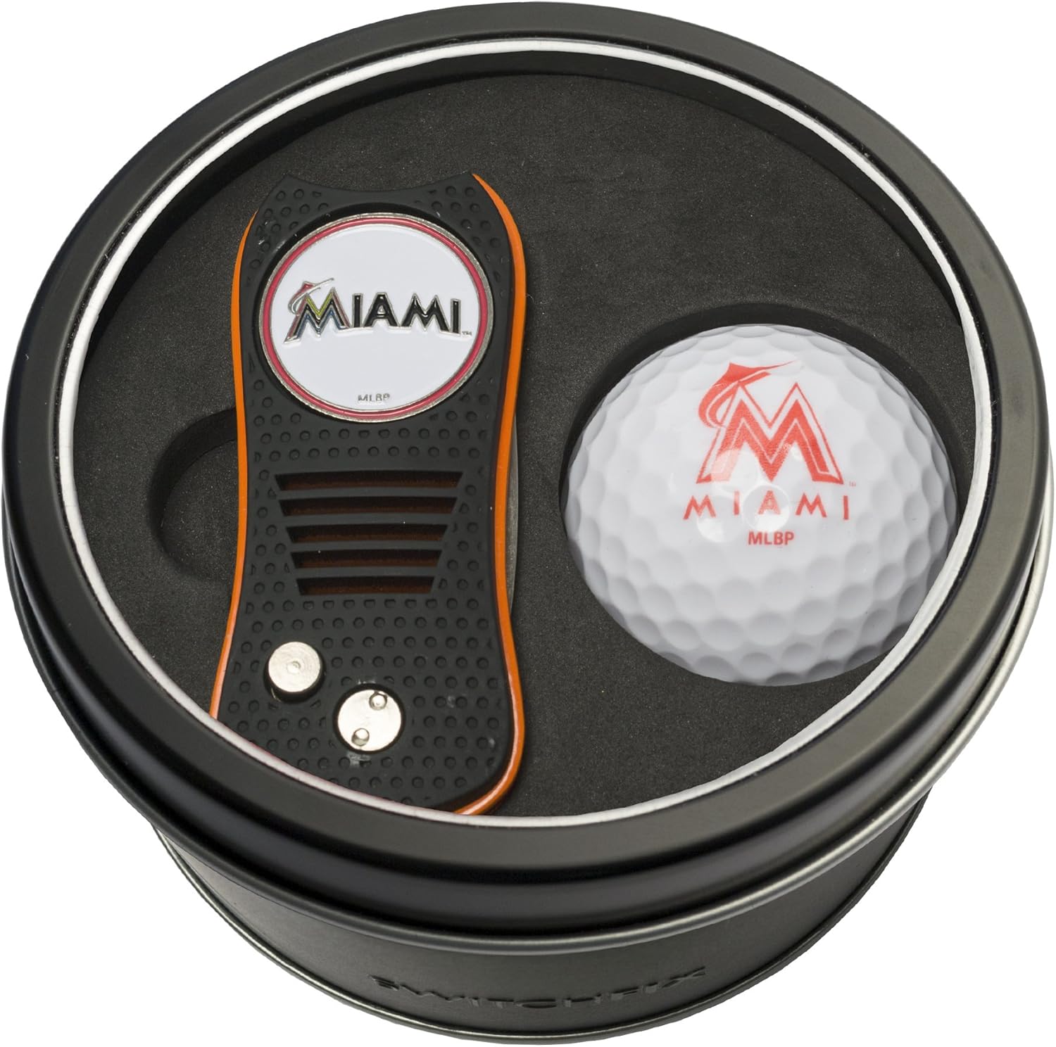 Team Golf MLB New York Mets Gift Set Switchblade Divot Tool with Double-Sided Magnetic Ball Marker & Golf Ball, Patented Single Prong Design, Less Damage to Greens, Switchblade Mechanism : Sports & Outdoors