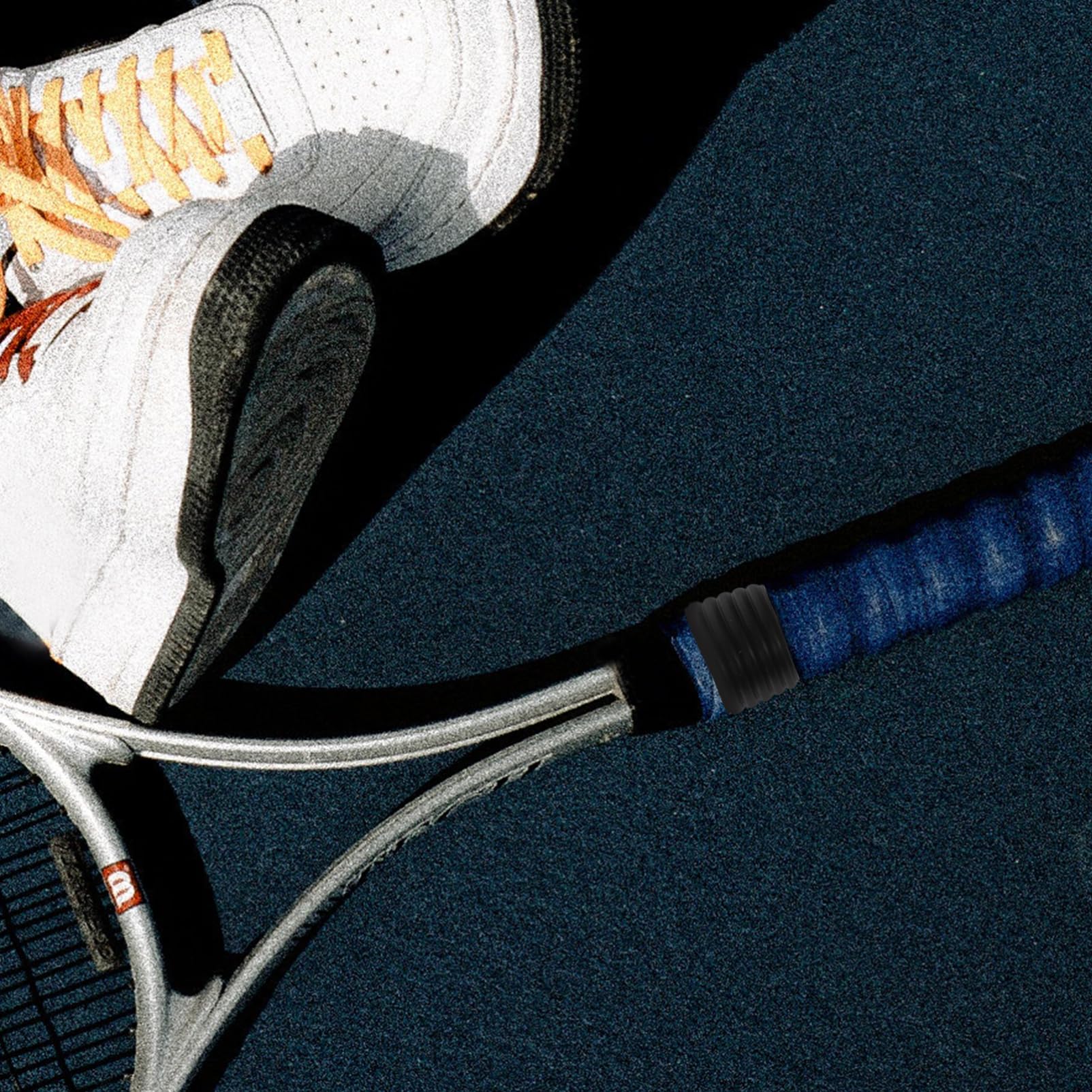 BESPORTBLE Anello in Gomma per Racchetta da Tennis Cremagliera Palline da Tennis Accessori per Badminton Grip per Attrezzature Fitness Impugnature per Racchette da Tennis