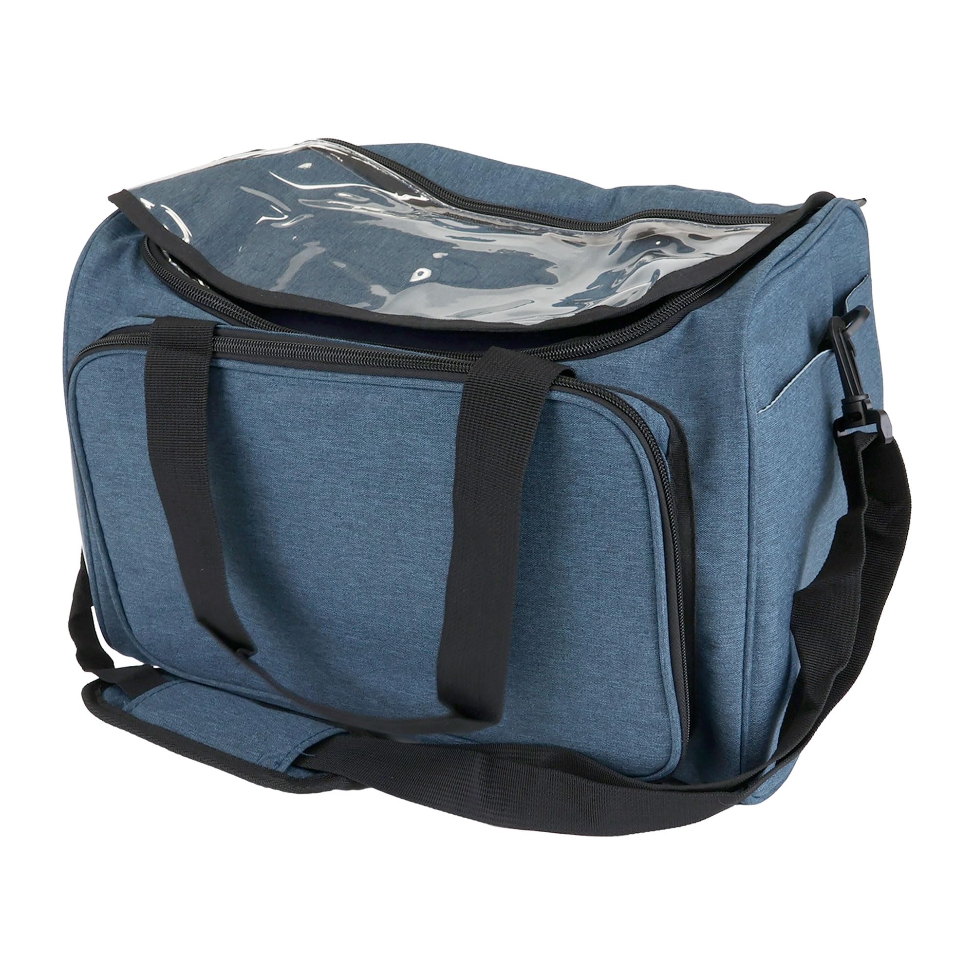 JubileeYarn Rectangular Fabric Yarn Storage Tote Bag - Blue - 1 Bag