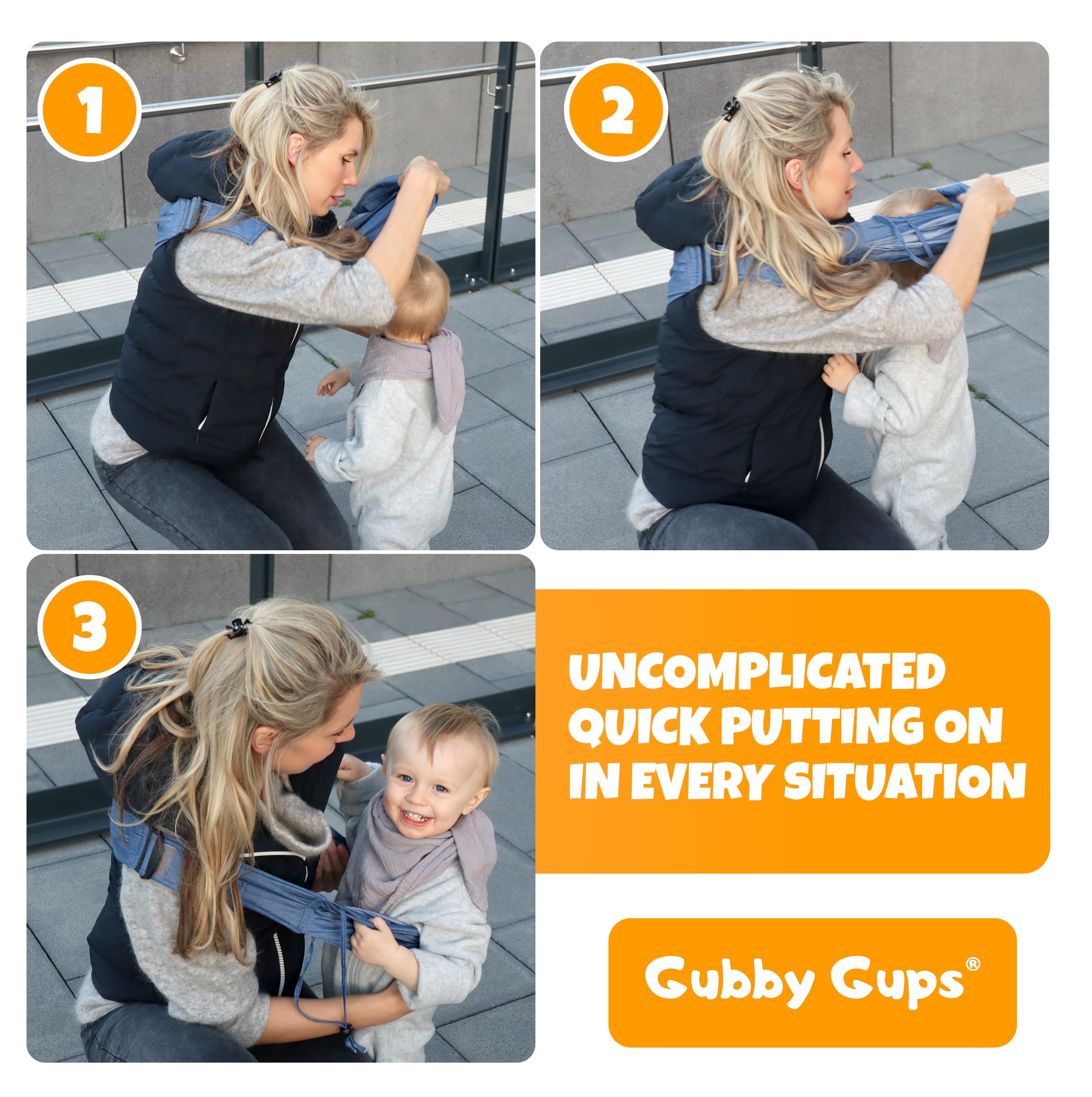 Marsupio Laterale per Neonati e Bambini – Fascia Porta Bebè Ergonomica per Uso Quotidiano – Hip Carrier Leggero e Compatto fino a 15 kg