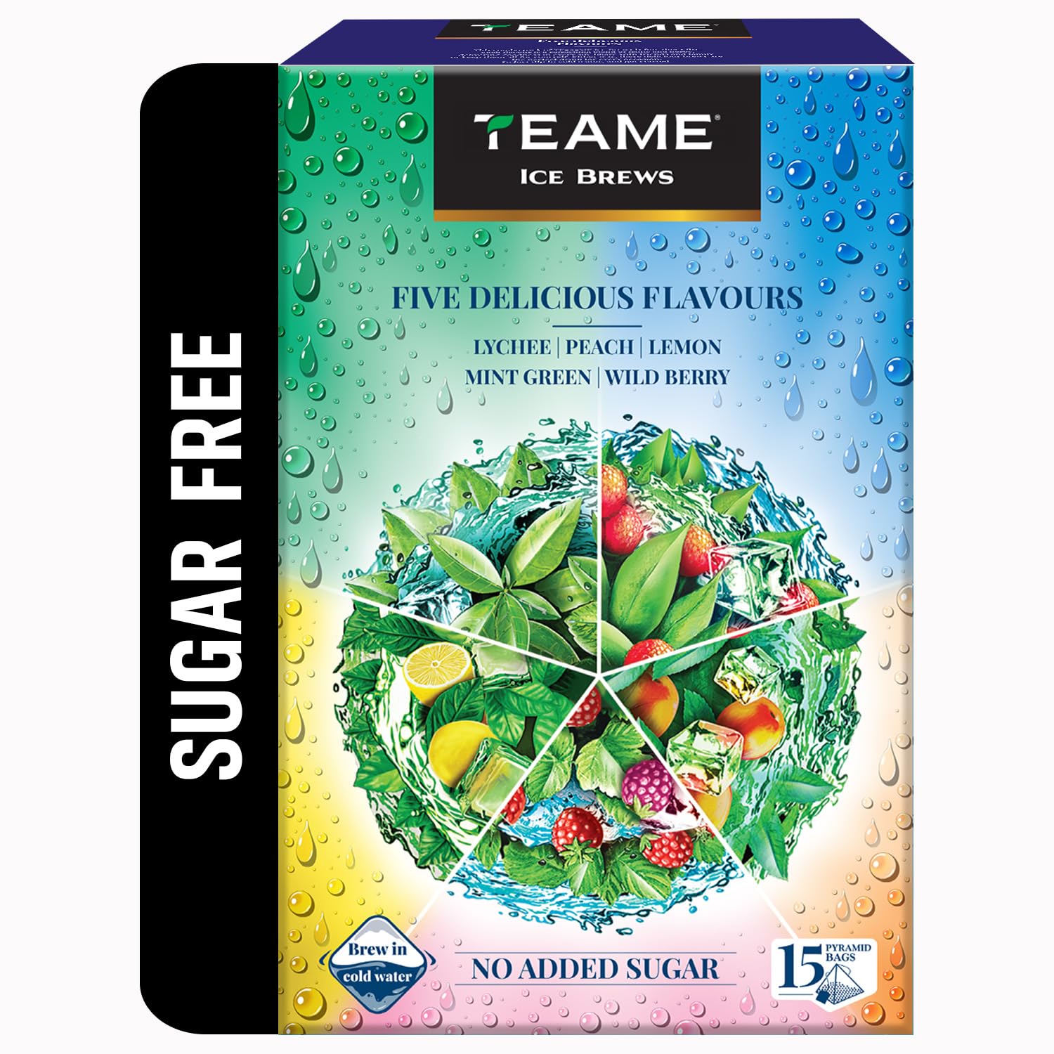 Ice Tea Mix - Flavours | 15 Tea Bags | Sugar Free Iced Tea | Ice Tea Bags