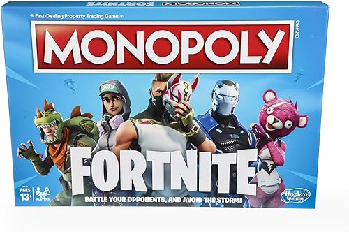 Juego de mesa Monopoly de Fortnite Edition | 2-7 jugadores