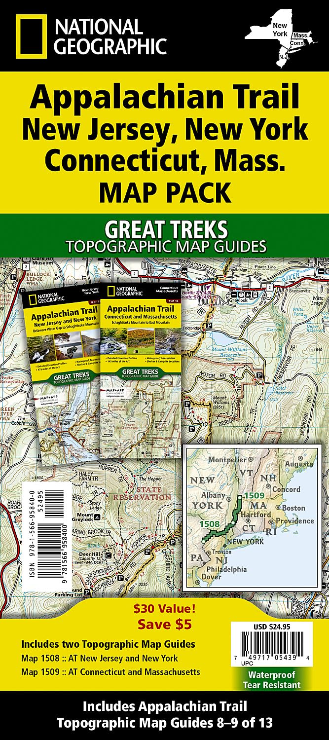 Appalachian Trail: New Jersey): Topographic Map Guides (National Geographic Trails Illustrated Map)