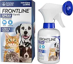 Frontline Antipulgas E Carrapatos Spray Para Cães E Gatos - 250Ml