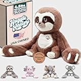 Huggle Healers Weighted Stuffed Animals for Adults, Teens and Kids - 36 Inch Long Plush Arms for Hugs - 4.5lb Sloth Stuffed Animal Plushies - Kigi Sloth