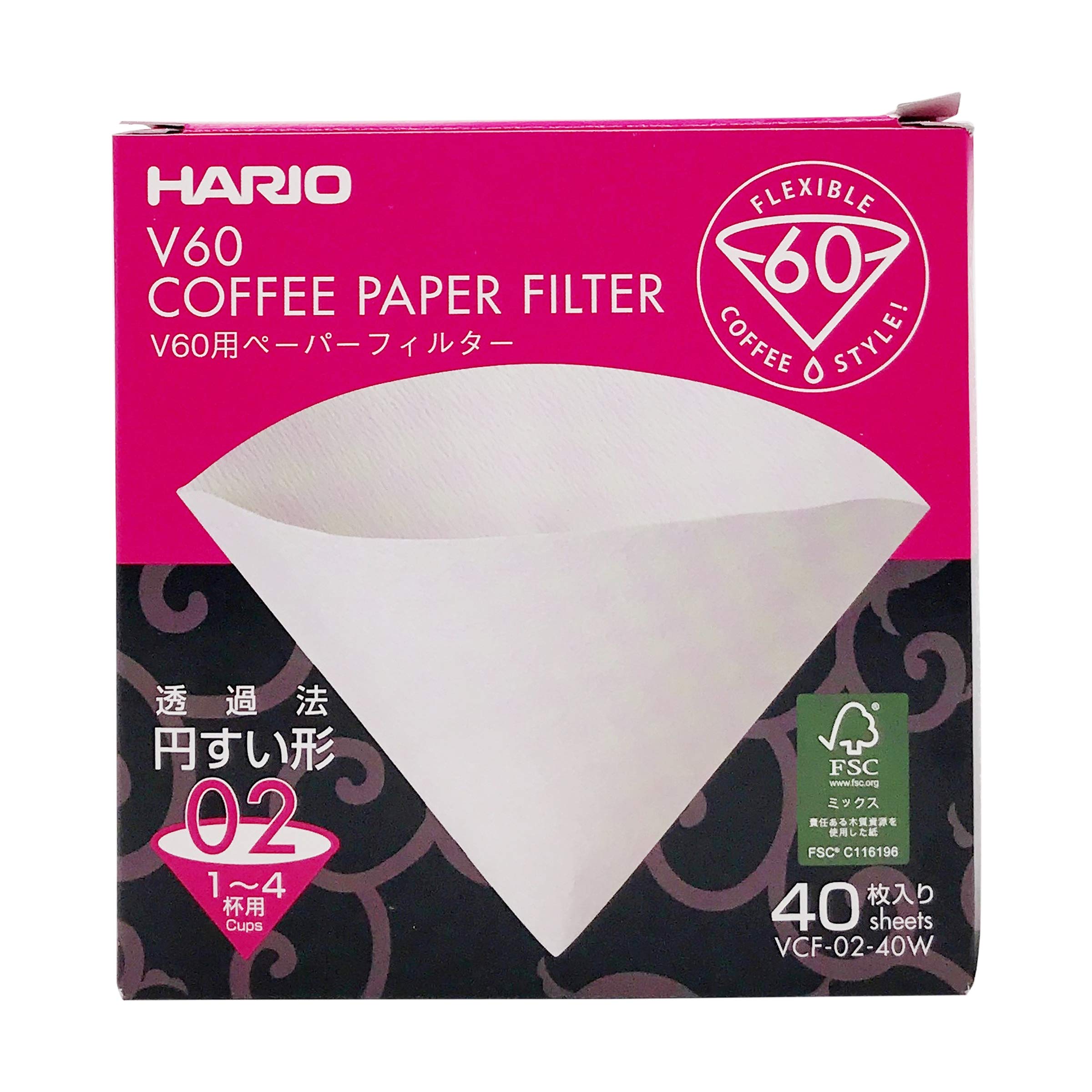 Hario V60 Filters - 40 Count -1 Hario V60 Filters - 40 Count -1