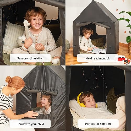 Miniatura 4 de Casa sensorial  Tienda de campaña para que los niños jueguen y se relajen  Esquina sensorial  Ayuda con autismo, SPD, ansiedad y mejora la