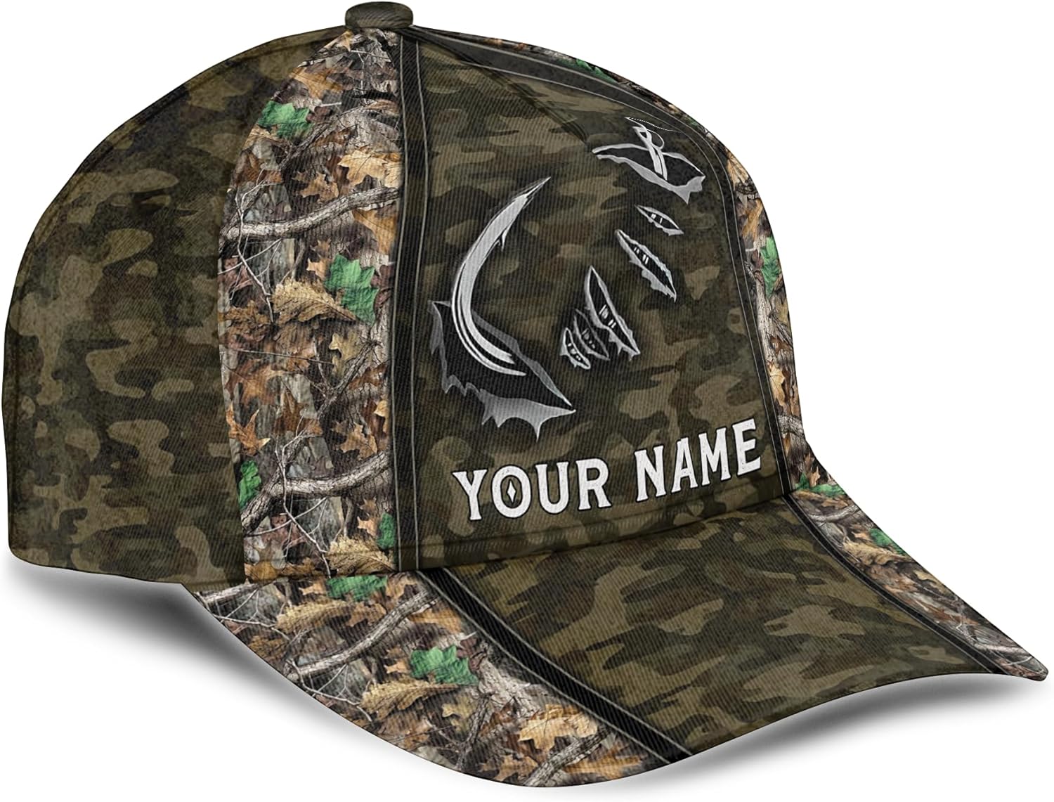Personalized Baseball Cap, 3D Printed Hunting Cap for Men, Unisex Ball Caps, Camoflauge Gift Caps for Men