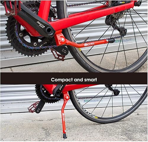 Miniatura 5 de GORIX Soporte para bicicleta lateral de montaña, ajustable, portátil, (GX-KC22AAJ-Z (edición global))