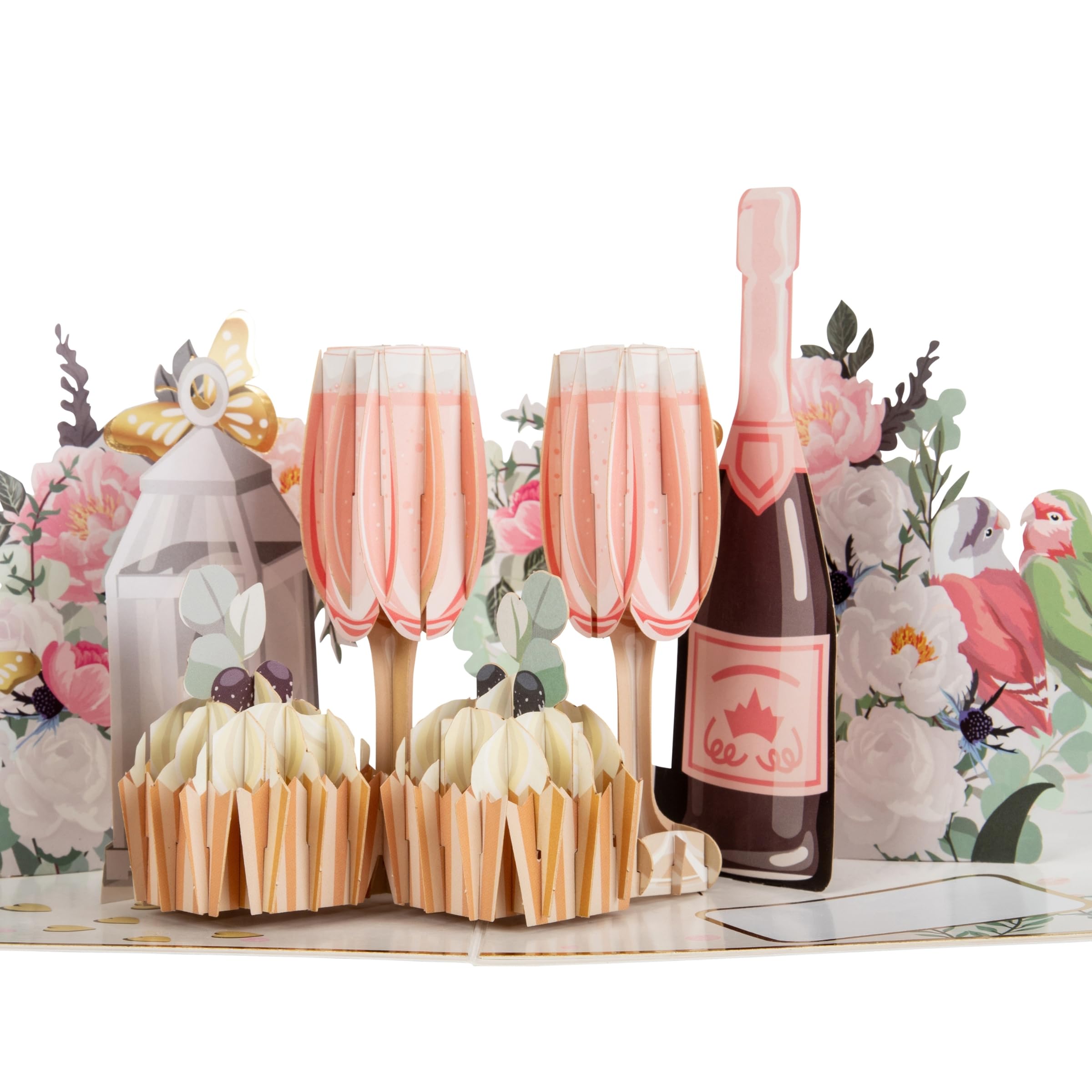 Cardology - Wedding Celebration Pop Up Card | Perfect for Weddings, Engagements, Anniversaries and Celebrations | Handmade