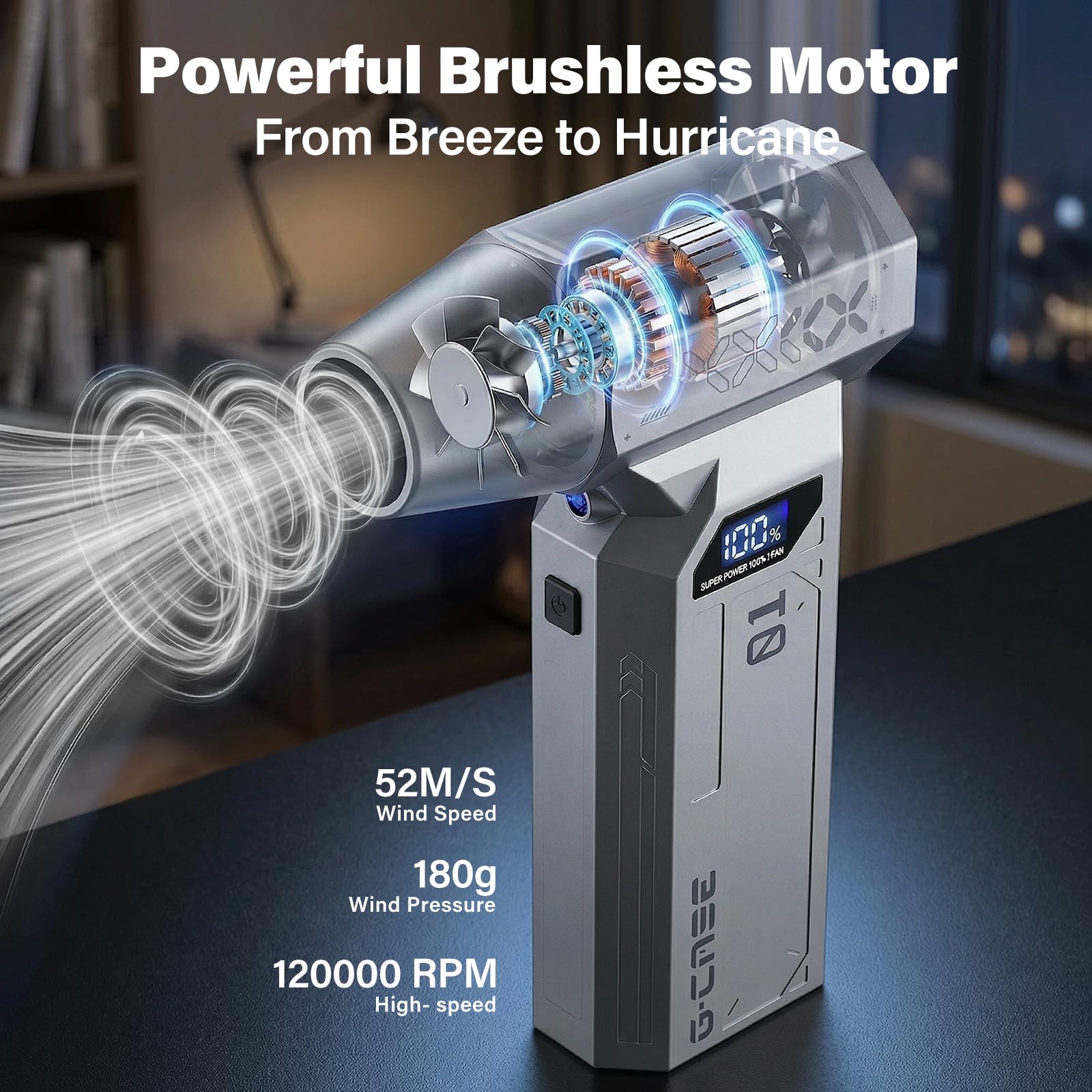 Elektrische Staubgebläse Druckluftspray, Electric Air Duster