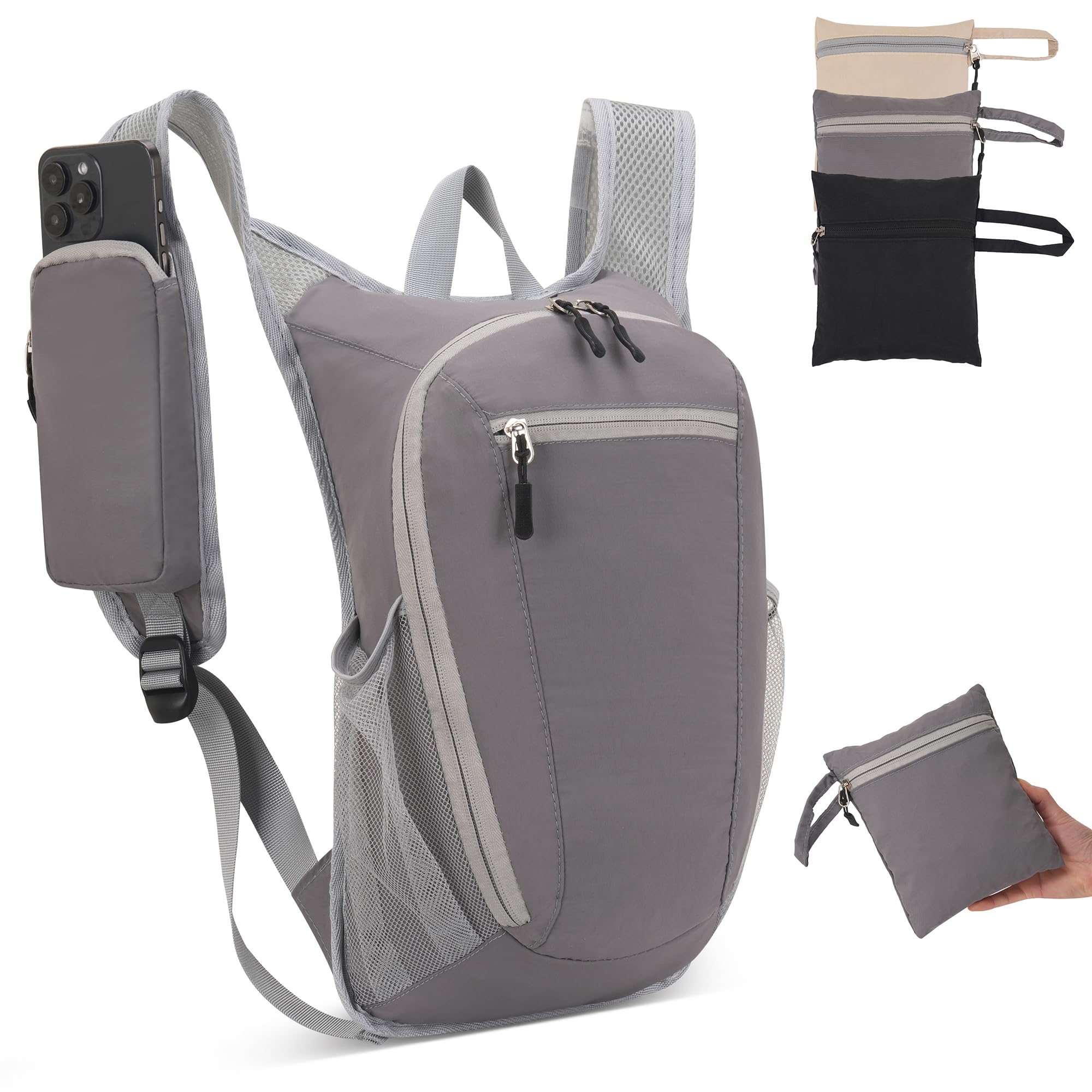 35L Foldable Backpack Ultralight Foldable Hiking Backpack Waterproof Daypack Trekking Backpack for Camping Hiking Travel Sports Climbing Cycling Outdoor Sporty Men Women