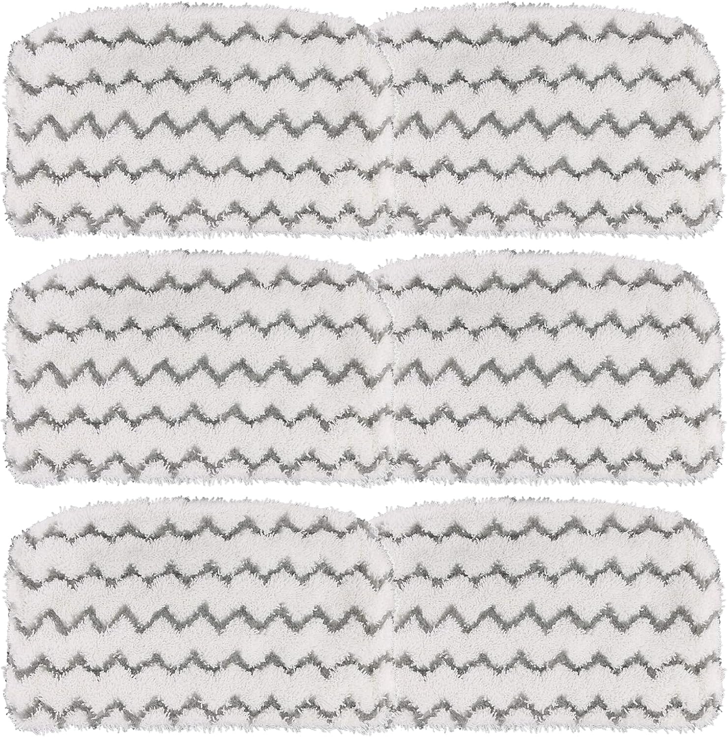 6 Pack Steam Mop Pads Replacement fits Shark Steam Mop S1000,S1000A
