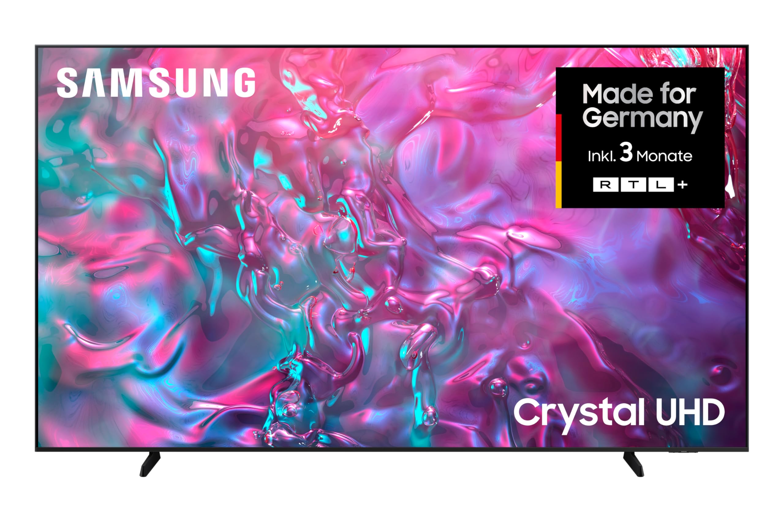 Samsung Crystal UHD 4K DU9079 Fernseher 98 Zoll (249 cm), AI TV mit Gaming-Hub, Motion Xcelerator 120 Hz, Tizen OS, Smart TV, Alexa, Knox Security, 3D Surround Sound & Q-Symphony, KI TV