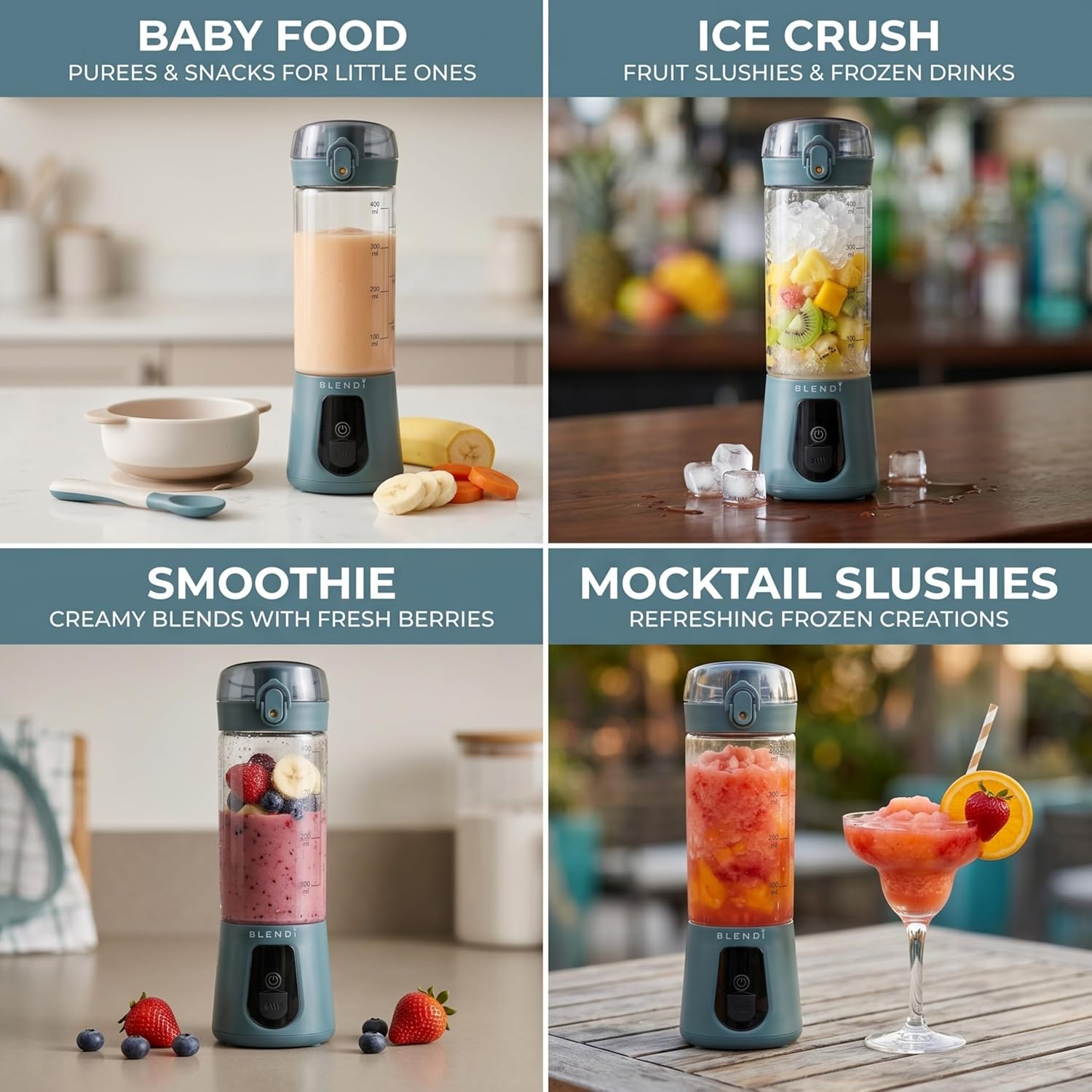 Condition photo showing New/Like New for blendi pro+ portable blender (new 2025 model, 17.5oz, gray) – upgraded ice crushing 120w motor, usb-c rechargeable, cordless personal blender for smoothies & shakes – bpa-free,travel-friendly grey