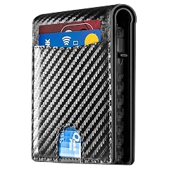 2026 Wallet for Men - RFID Blocking Functional Practical Bifold Slim Minimalist Credit Card Holder Pop Up Wallet