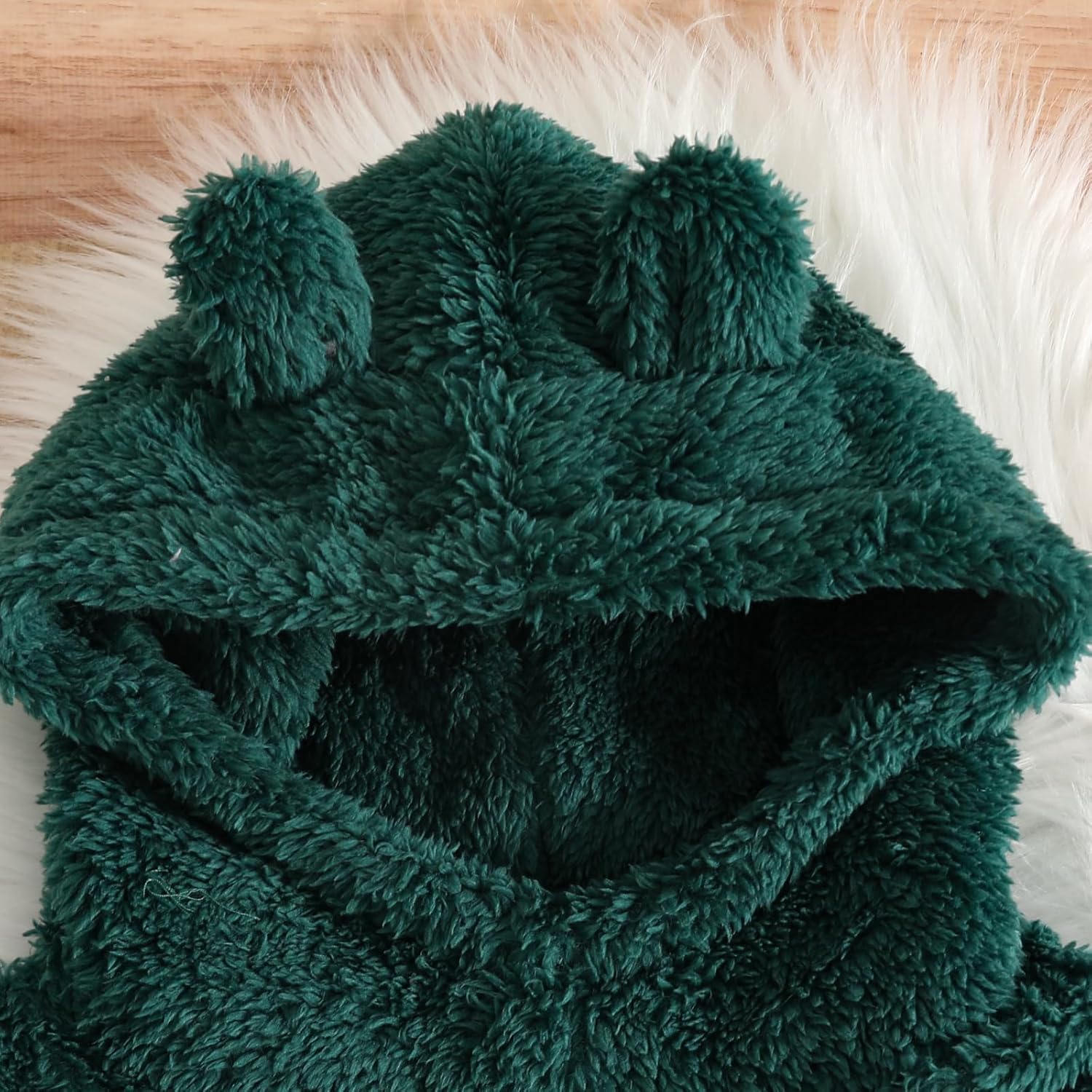 Kid Toddler Boy Clothes Casual Patch Fleece Hoodie Sweatshirt And Jogger Pants Knit Set - Image 4