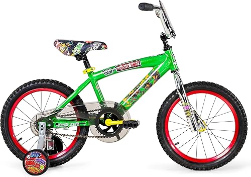Miniatura 9 de Dynacraft Teenage Mutant Ninja Turtles Bicicleta para Niños Varones de 5 a 7 años – Bicicleta para niños principiantes con ruedas de entrenamiento,