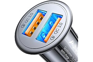 AINOPE 45W Super Fast Car Charger - Power Up Your Drive with Dual USB Ports
