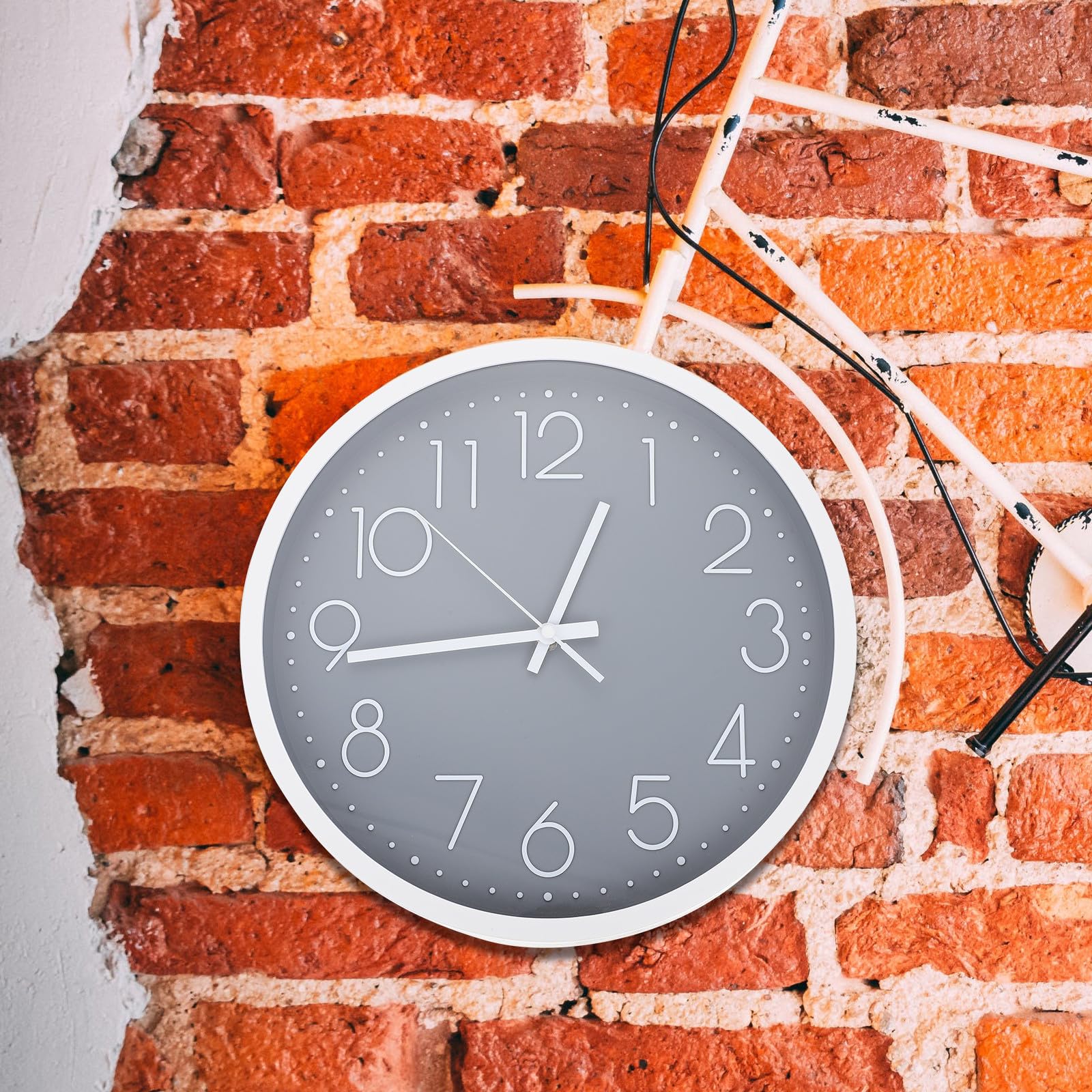 Reloj de Pared Silencioso Simple para Habitación Infantil Decorativa