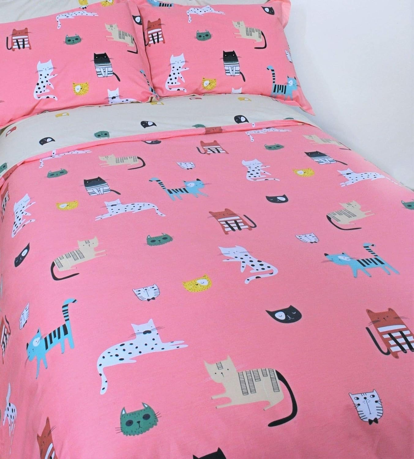 coral kids bedding